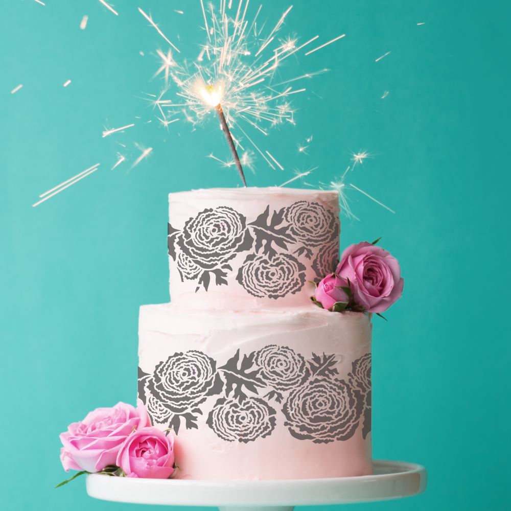 Amazon.com: Cake Decorating Stencils & Templates,7 PCS Decorating Cake  Stencil Tool Cake Side Pattern Stencils for Buttercream Lace Cake Border  Stencils DIY Craft Wedding and Birthday Cake Decorations : Home & Kitchen