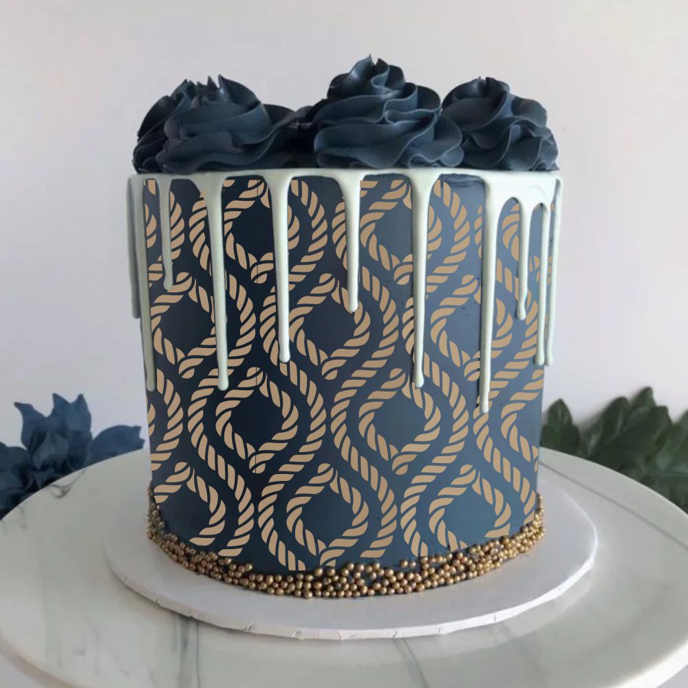 Fondant Stencils Embossing Plastic Wedding Cake Decorative Edge Molding  Baking Tool for Cupcake Spray Cake Painting Stencils - AliExpress