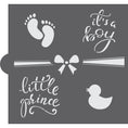 It's A Boy | Stencil for Baby Shower Cookies – Confection Couture Stencils