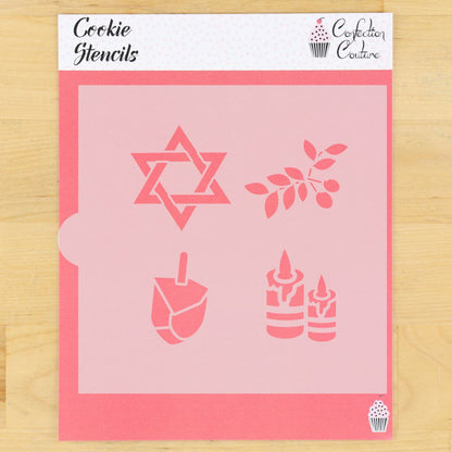 Hanukkah and Chanukah Cookie Stencils