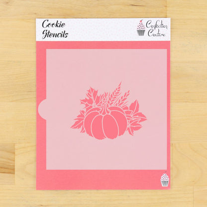Harvest Bouquet Fall Cookie Stencil