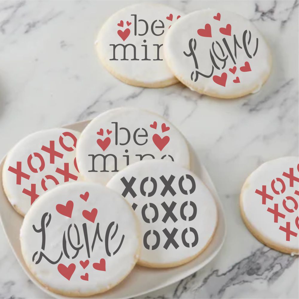 Valentine Cookie Stick Stencil Set – Sweets from the Soul