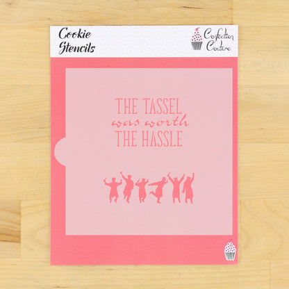 Tassel Was Worth the Hassle Stencil for Graduation Cookies – Confection Couture Stencils tassel-was-worth-the-hassle-stencil-for-graduation-cookies-confection-couture-stencils