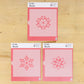 Snowflake Three Piece Cookie Stencil Set