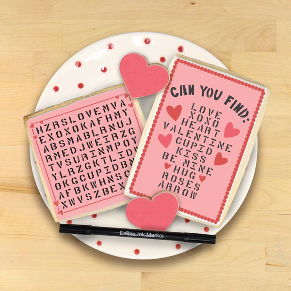 Valentine Cookie Stick Stencil Set – Sweets from the Soul
