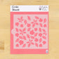 Fall Leaves Background Fall Cookie Stencil