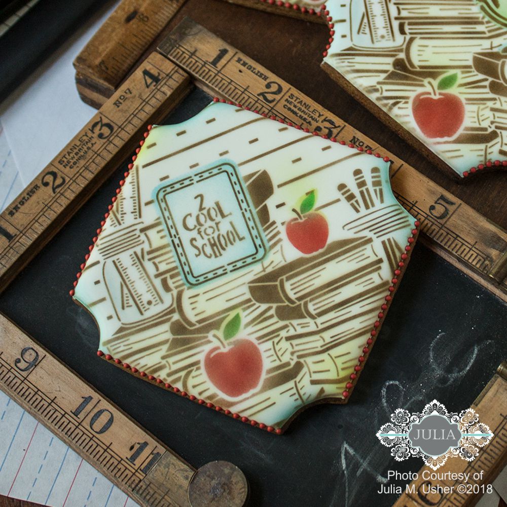 School Rules Dynamic Duos Messages Cookie Stencil Set