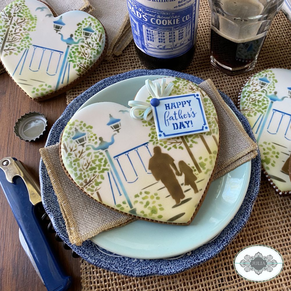 World's Best Dad Dynamic Duos Cookie Stencil Set