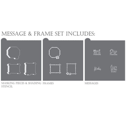Slice of Paradise Dynamic Duos Cookie Stencil Set