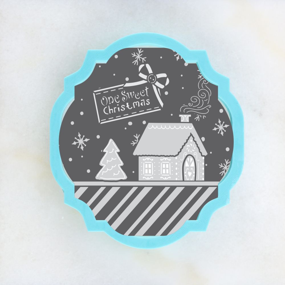 Falling Snowflakes Stencil for Cake Decorating – Confection Couture Stencils
